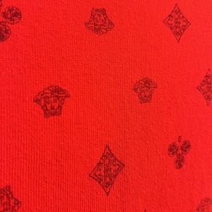 Versace Old Money Vintage red sweater top Sandro chiara